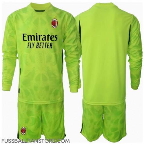 AC Milan Torwart Replik 3rd trikot Kinder 2024-25 Langarm (+ Kurze Hosen)